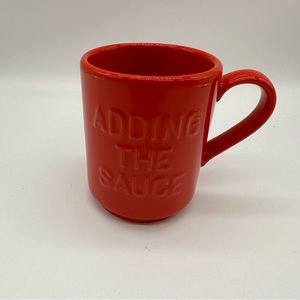 Kate Spade Coffee Tea Cup Mug by Lenox “Adding The Sauce”